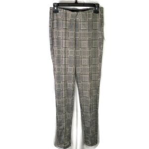 Tahari Pull-on Plaid Multicolor Pants Leggings Size Medium